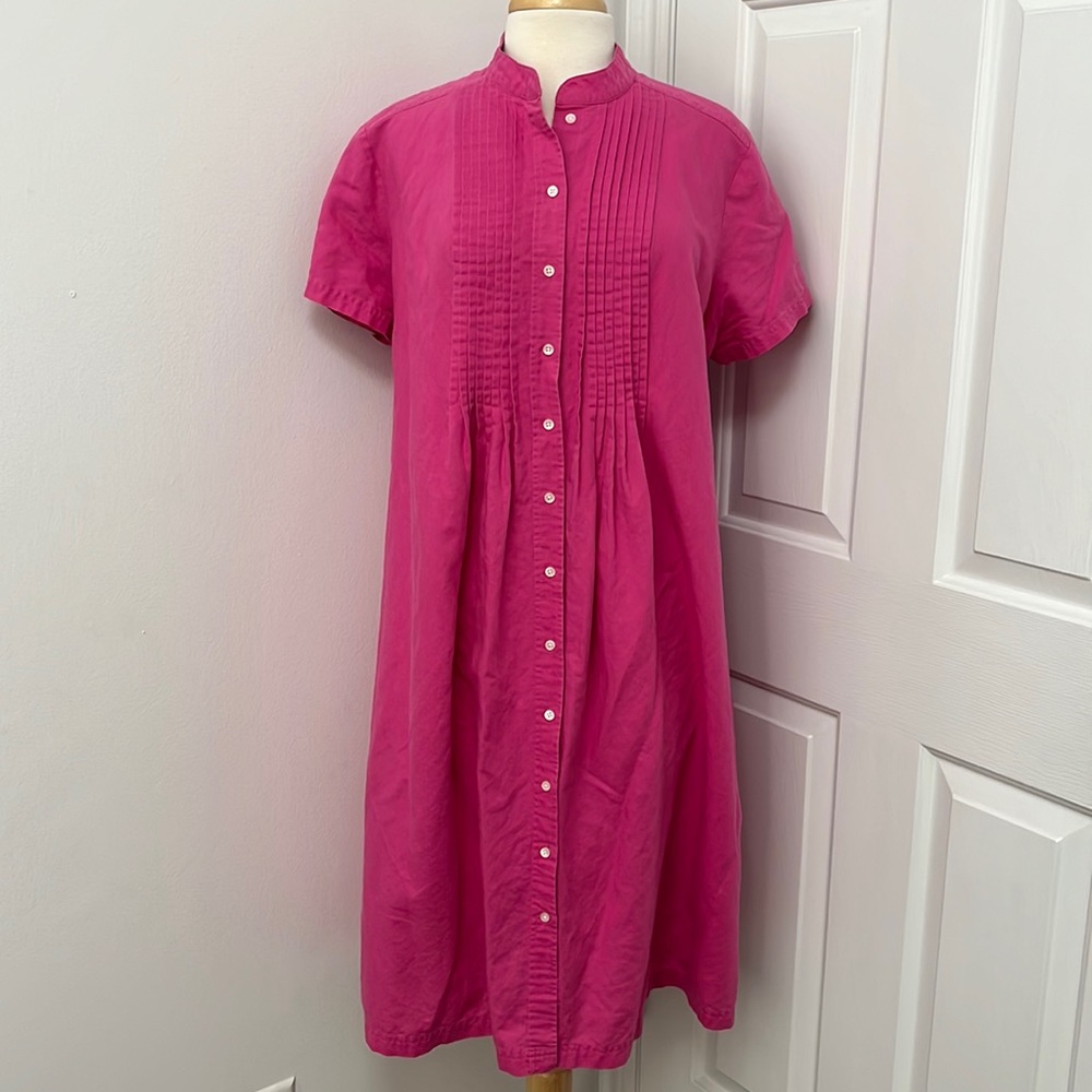 J Jill Womens size 2X pink midi dress